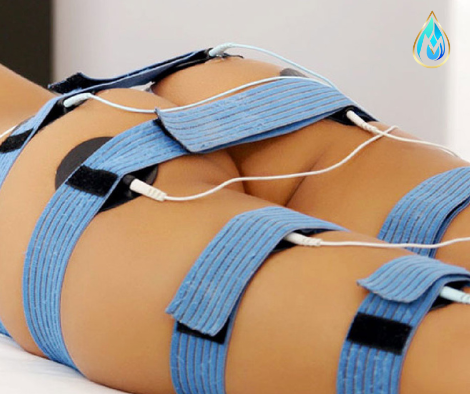 Terapia de glúteos tonificados con electroestimulación